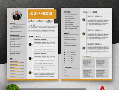 Resume template 2 page resume a4 bundle classic resume clean cv clean resume cover letter education job application job resume minimalist resume modern objective resume resume download resume layout resume template simple student template