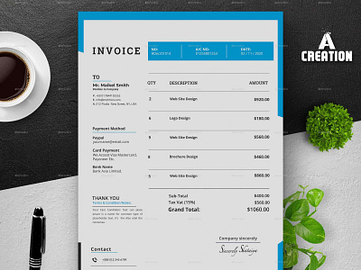 Invoice template