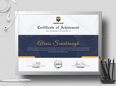 Certificate certificate certificate design certificate template creative design