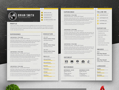 Resume template bundle classic resume clean cv clean resume job resume minimalist resume resume resume download resume layout resume template