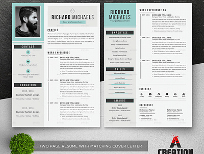 Resume template classic resume clean cv clean resume job resume minimalist resume resume resume download