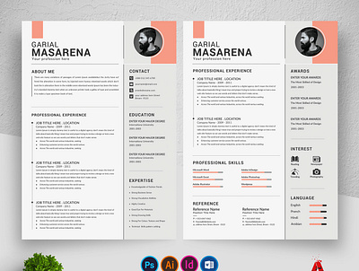 Resume template bundle classic resume clean cv clean resume cover letter job resume minimalist resume resume resume download resume template