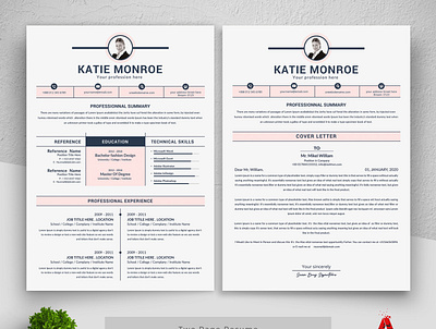 Resume template 2 page resume classic resume clean cv clean resume cover letter design job resume minimalist resume resume resume download resume layout resume template simple template