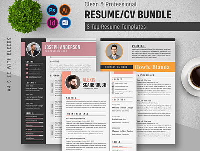 Resume Bundle template