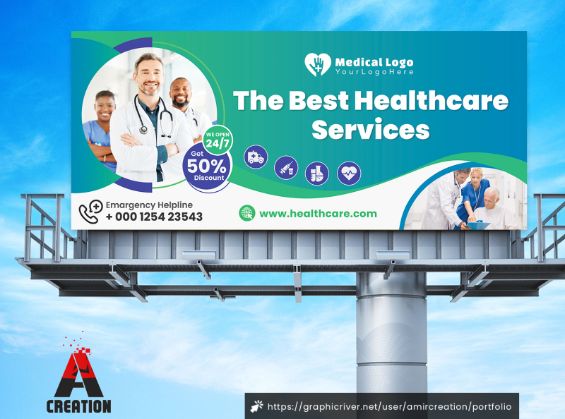 Medical Billboard by Amir Hossain on Dribbble