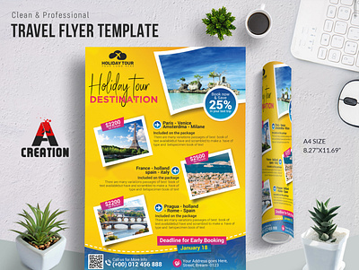 Travel Flyer Template tourist