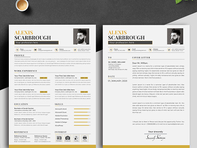 Resume 2 page resume a4 bundle classic resume clean cv clean resume cover letter education job application job resume minimalist resume modern objective resume resume download resume layout resume template simple student template