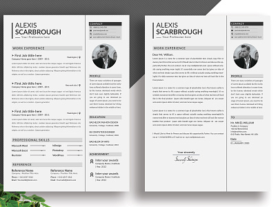 Resume Template 2 page resume a4 bundle classic resume clean cv clean resume cover letter job resume minimalist resume modern objective resume resume download resume layout resume template simple template word resume