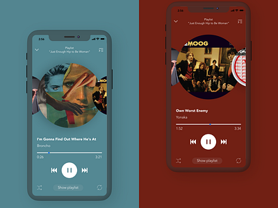 Music player — daily UI 009