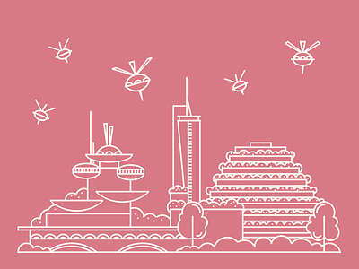 YPlan Future City app city future icon illustration interface ios ios7 startup ui yplan