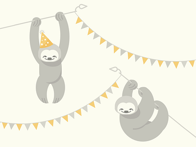 Sloths app illustration interface ios8 sloth startup user yplan