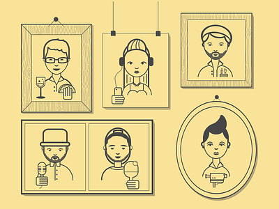 YPlan Family app design editors illustration ios portrait team yplan