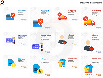 Magento Extension icon design graphic design logo ui vector web website