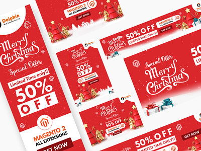 Christmas marketing ads campaign branding christmas googleads graphic design magent2 marketing ui