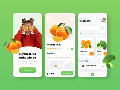 Grocery store ui design by Dolphin Web Solution on Dribbble