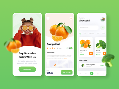 Grocery store ui design