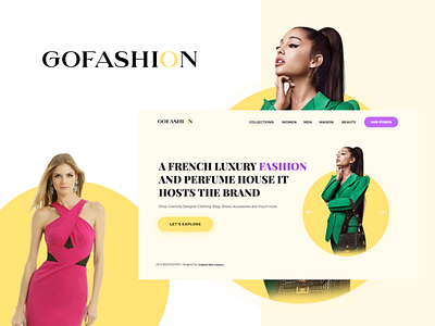GoFashion animation appdesign brand branding design fashion app fashion brand fashion design flat graphic design layout layoutdesign ui uidesign uidesignpatterns uiuxdesign ux uxdesign web website