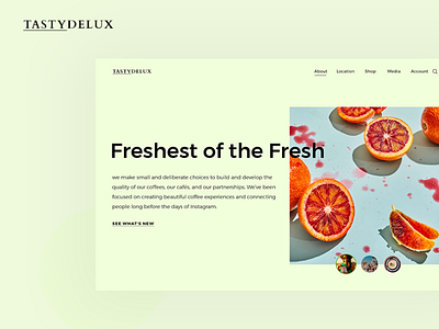 Tastydelux animation branding design graphic design illustrator typography ui ux uxdesign web website