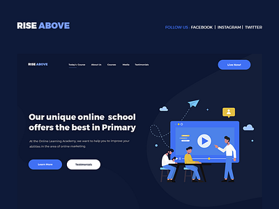 Rise Above animation brand branding creativity design design art graphic design illustration illustrator latest trend logodesign school logo typography ui ui ux uidesigners uiuxdesigner ux web webedsign