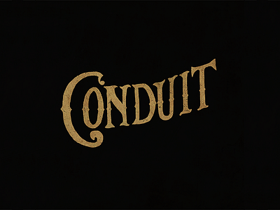 Conduit band cape town hand lettering illustration lettering logo type typo typography