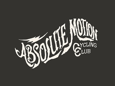 Absolute Motion No.2 graphic design lettering letters logo logotype type is power typography