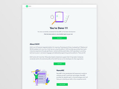 Web Design - you're done message adobexd clean design elegant flat illustration minimal platform typography ui ux web web design website