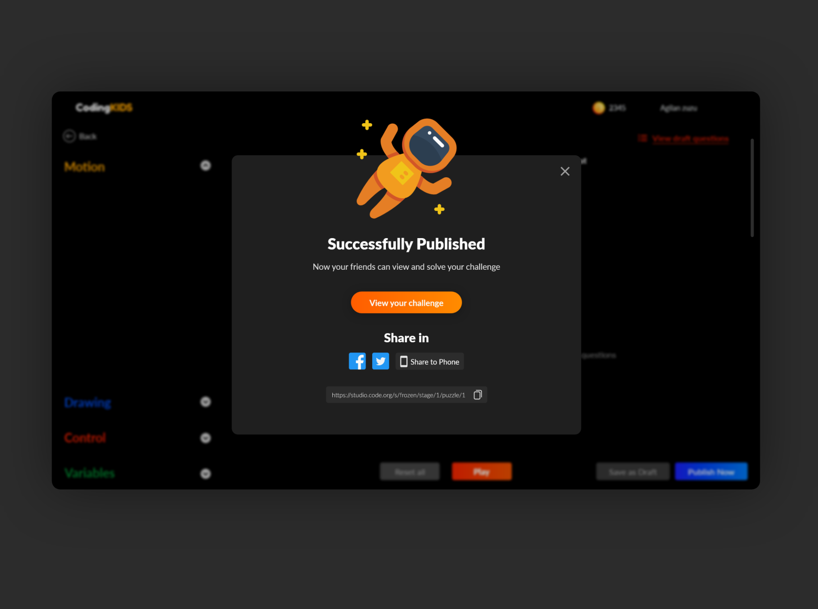 Success Popup design by Agilan KS on Dribbble