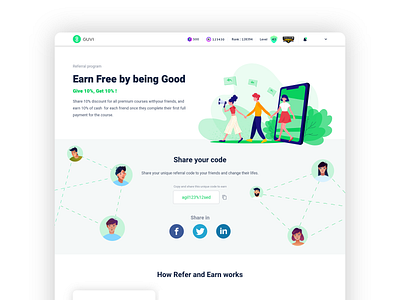 Referral UI Design by Agilan KS on Dribbble