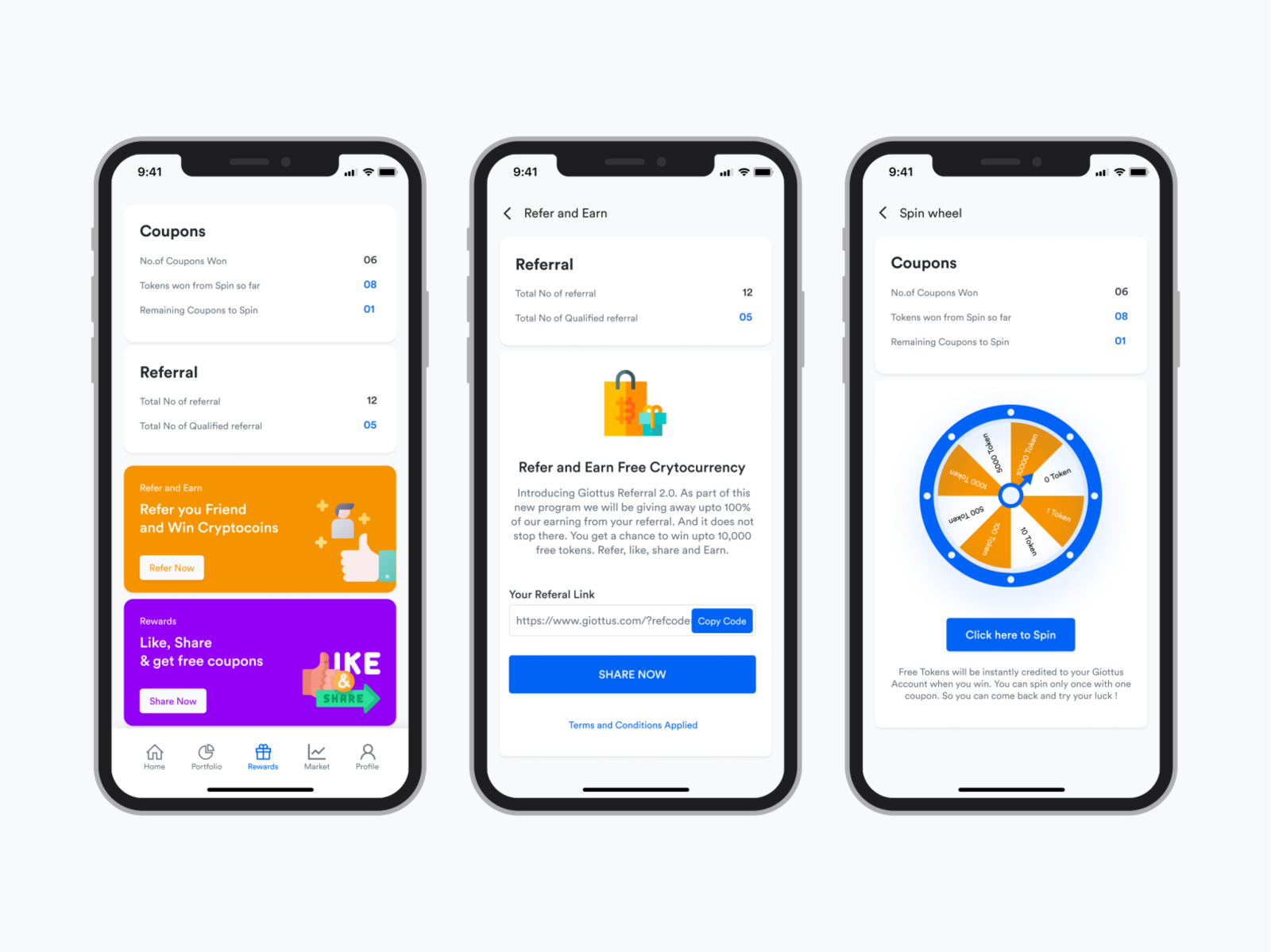 Rewards UI Design by Agilan KS on Dribbble