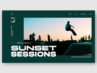 skateboarding page hero concept clean ui concept hero section landingpage minimal skateboarding typo typography ui ui design uiconcept uidesign web design webdesign website design