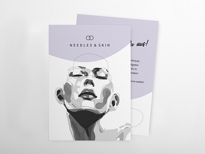 Postcard for Needles & Skin brand consulting brand design brand strategy corporate design design design concept logo design packaging design