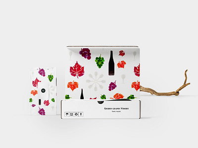 Golden Grapes Pattern and Branding brand strategy branding illustration packaging