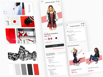 Online Shopping App Moodboard/Product Detail Concept UI app concept concept design design fashion mobile app mobile app design mood board moodboard online shopping product detail ui uiconcept uidesign uiux ux