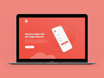 Daily UI #03 - Landing Page app design landing page ui