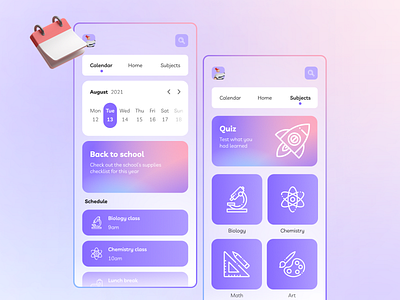 Management of daily schedules for students