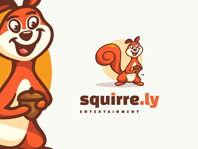 squirre.ly @logoinspiration @simplemascot animal illustration