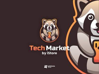 Concept Project Mascot Cartoon For TECH MARKET