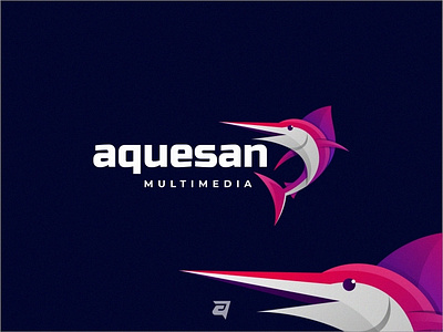 Colorful Logo Design AQUESAN.