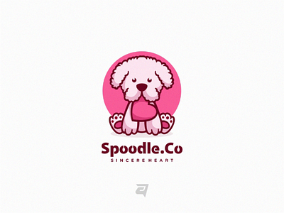 Simple mascot logo design