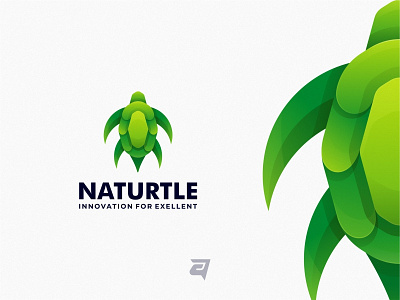 Concept Logo Design NATURETLE awesome colorful creative design designs gradient graphic graphicdesign graphics icon illustration logo logodesign logos logotype memorable modern simple turtle vector