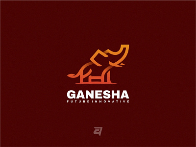 GANESHA awesome branding colorful creative design designs gradient graphic graphicdesign graphics icon illustration logo logodesign logos logotype modern simple vector