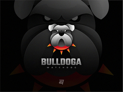 BULLDOGA awesome bulldog bulldogs colorful dog gradient graphic graphics illustrations logo logodesign logoinspiration logos logotype modern simple