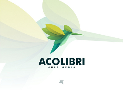 ACOLIBRI awesome colibri colin hesterly colorful design gradient graphic graphics illustrations logo logodesign logoinspiration logos logotype modern simple