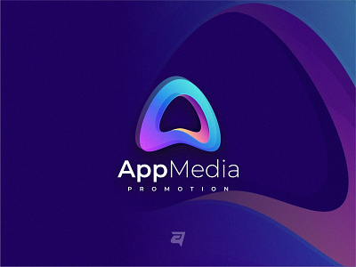 AppMedia awesome colorful design gradient graphic icon illustration logo logodesign modern simple vector
