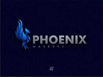 PHOENIX MAJESTY awesome awesome logo colorful design designer designs gradient graphic graphic design icon illustration logo logodesign modern phoenix simple vector