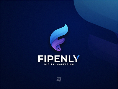 FIPENLY Initial F awesome branding colorful design designs gradient illustration initialdesign initials logo logos modern simple design simple logo ui vector