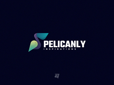 PELICANLY Dribble awesome branding colorful creative design gradient graphic illustration logo modern simple vector