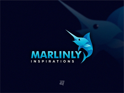 MARLINLY Dribble awesome branding colorful creative design graphic illustration logo logodesign modern simple vector