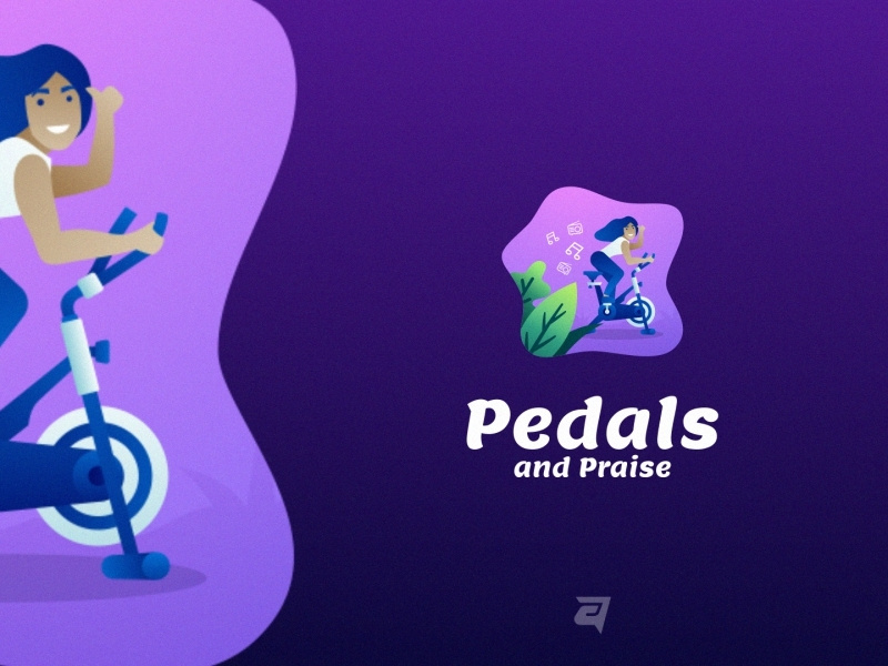 Pedals and Praise by Artnivora Studio on Dribbble