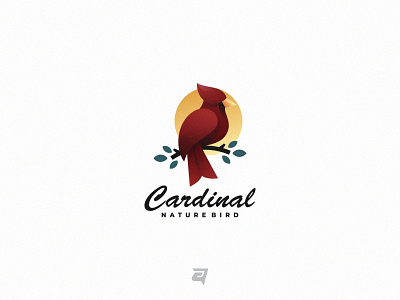 Cardinal Bird bird branding cardinal colorful creative design gradient graphic design illustration logo modern simple technology vector